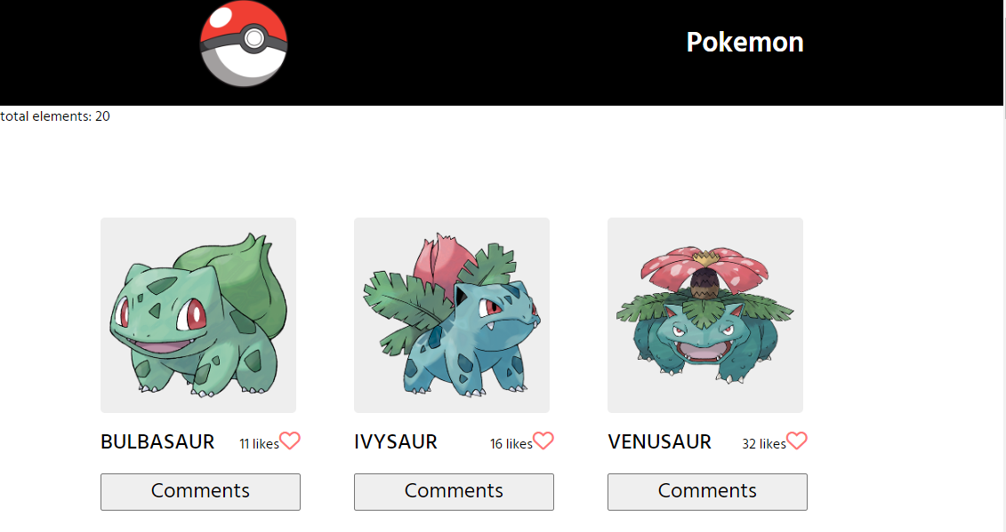 API-basedWebApp For Pokemons